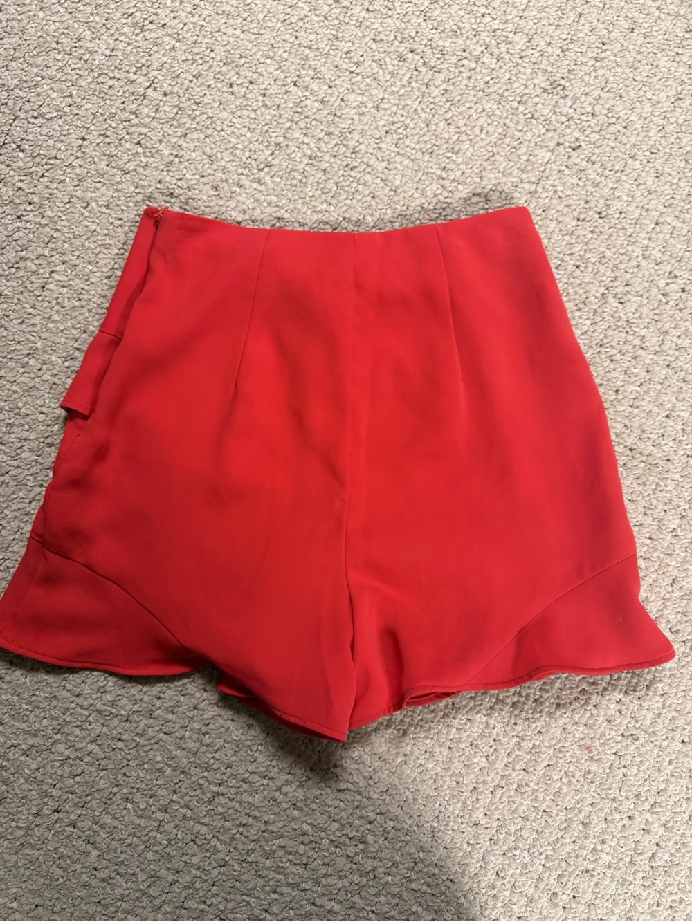 Express Red Ruffled Skort - Picture 3 of 3